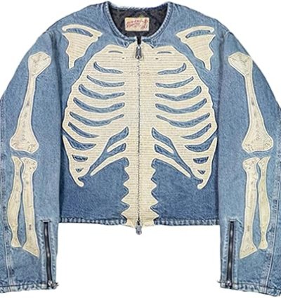 Saint Tears Metal button heavy denim jacket vintage wash to make old denim autumn and winter cardigan denim jacket Product details