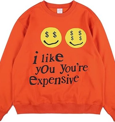 Saint Tears Men Graphic Sweatshirts Vintage Printing Sweatshirt Cotton Loose Crewneck Hoodies Pullover